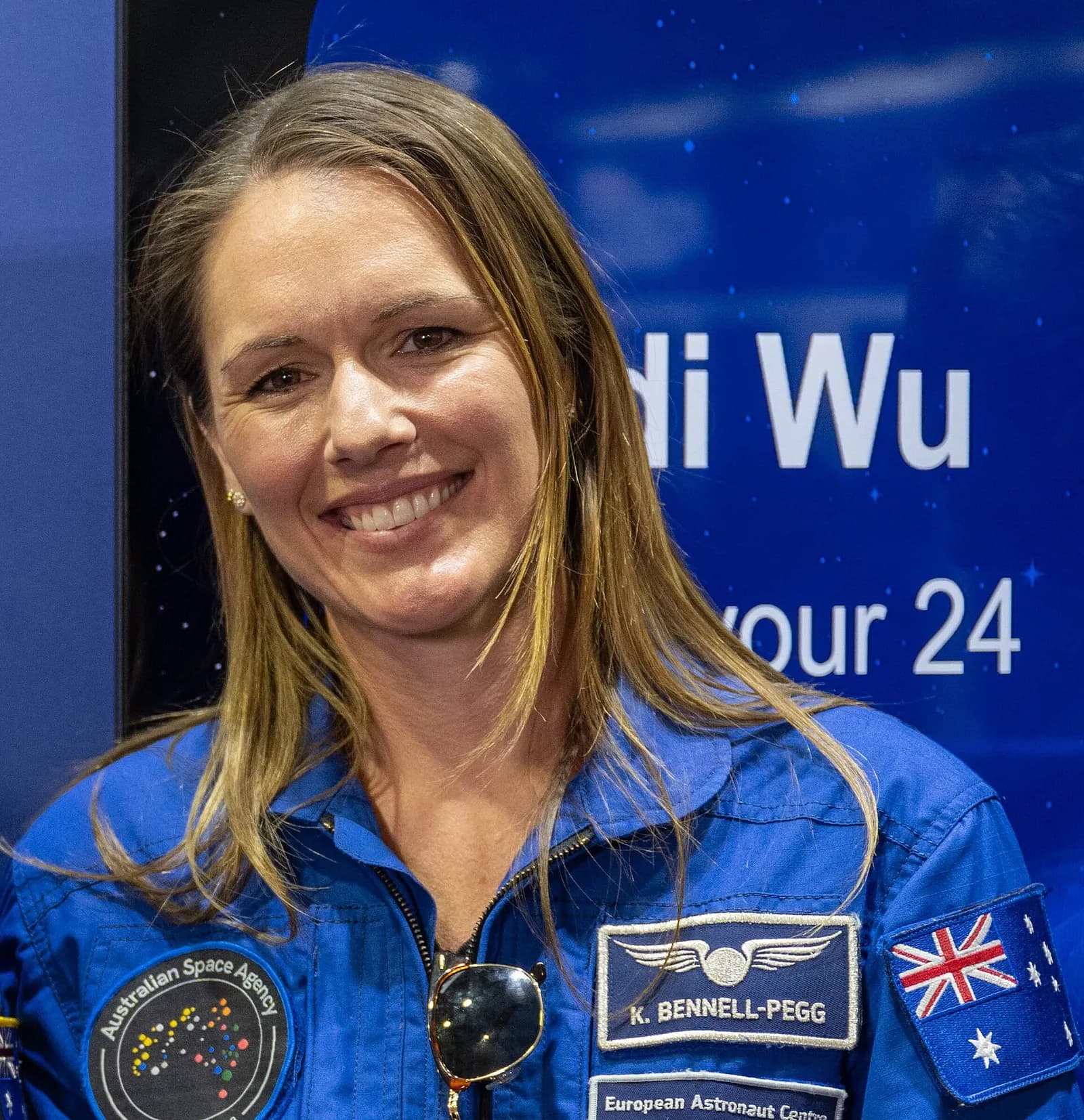 Katherine Bennell-Pegg at the Avalon Australian International Airshow in Victoria, Australia.