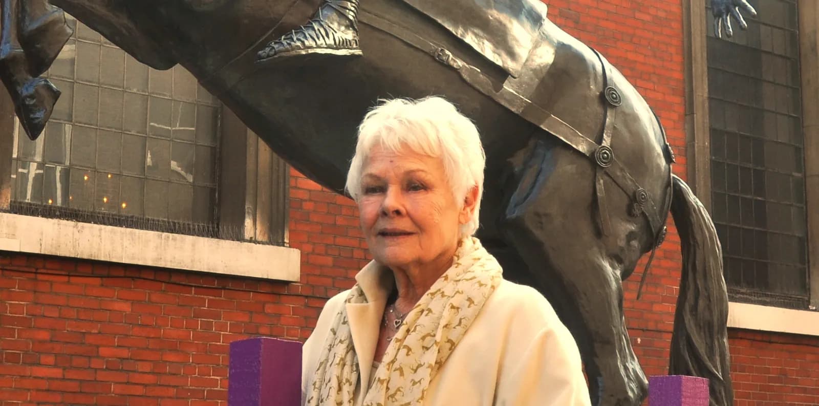 Judi Dench at St Paul's Covent Garden during the unveiling of The Conversion of St Paul.