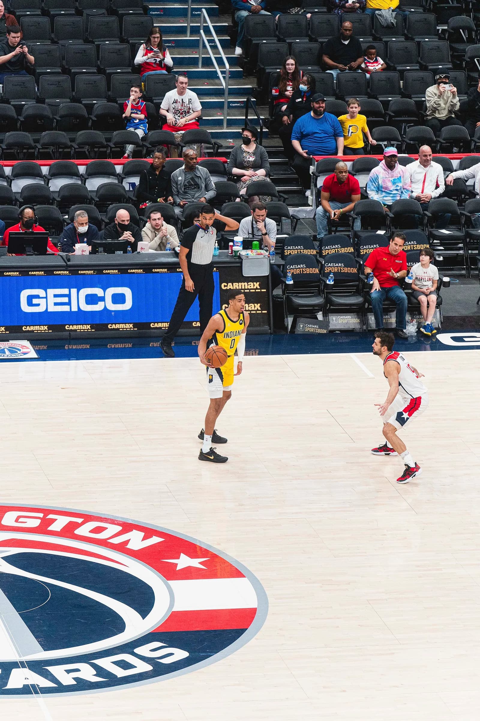 Indiana Pacers guard Tyrese Haliburton during a game against the Washington Wizards.