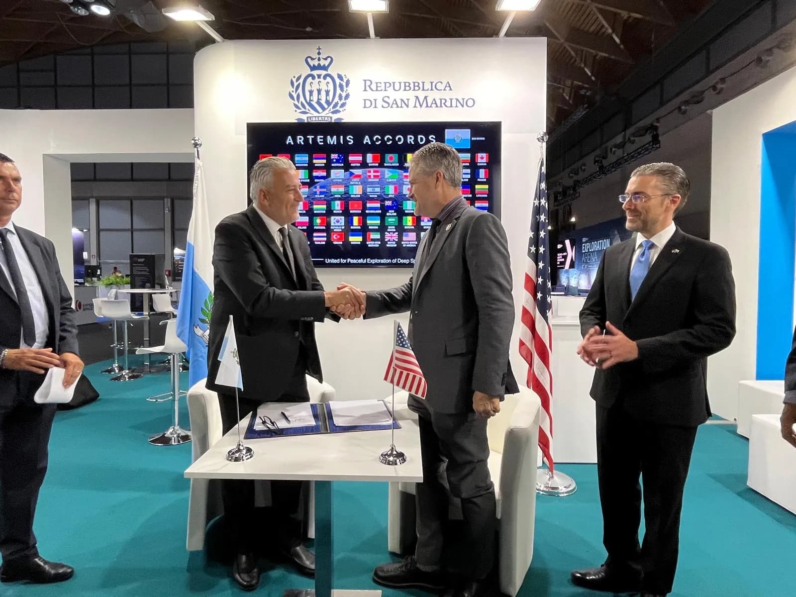 San Marino’s Artemis Accords signing ceremony in Rimini.