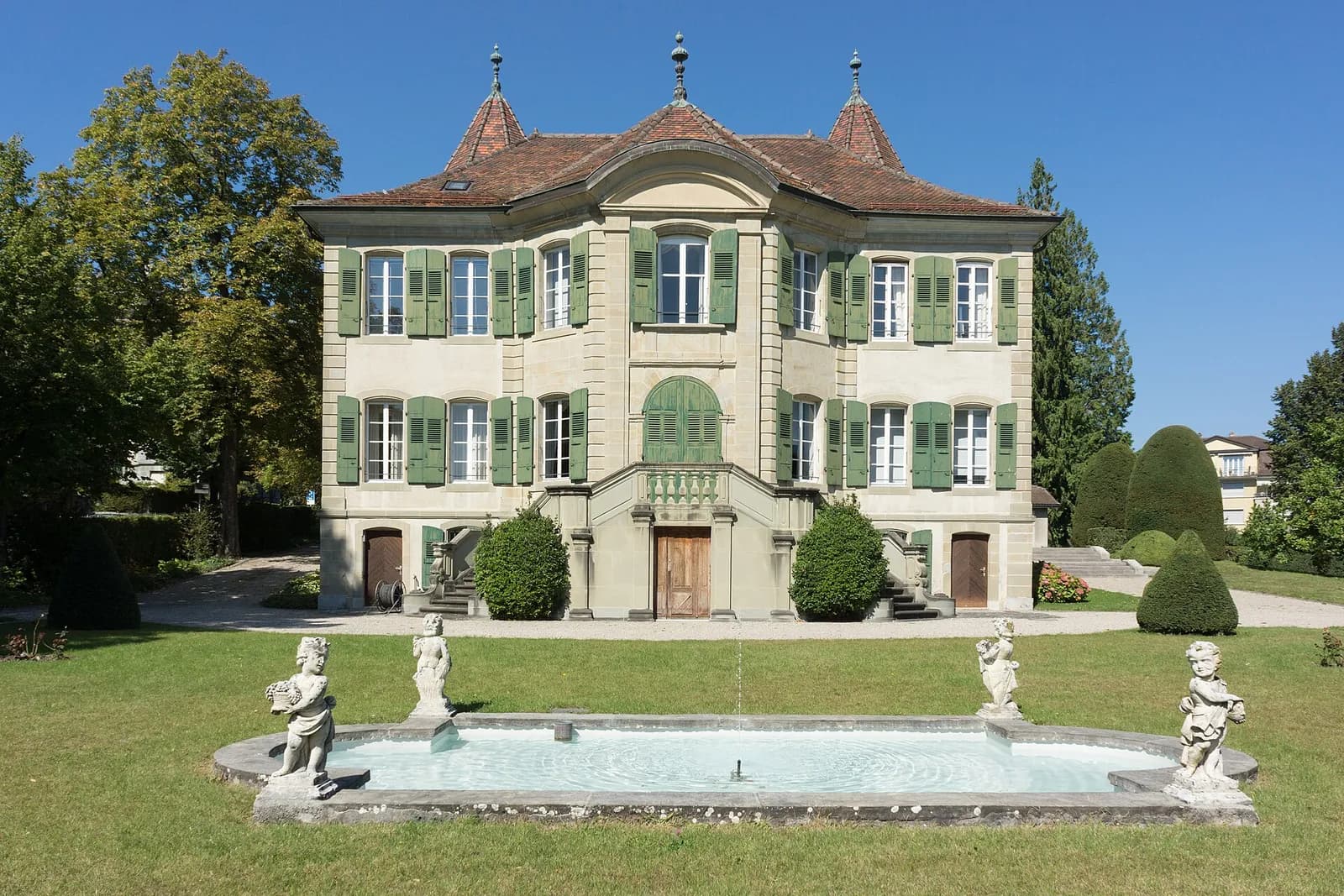 The Castle of Béthusy, which houses the Court of Arbitration for Sport, in Lausanne, Switzerland.