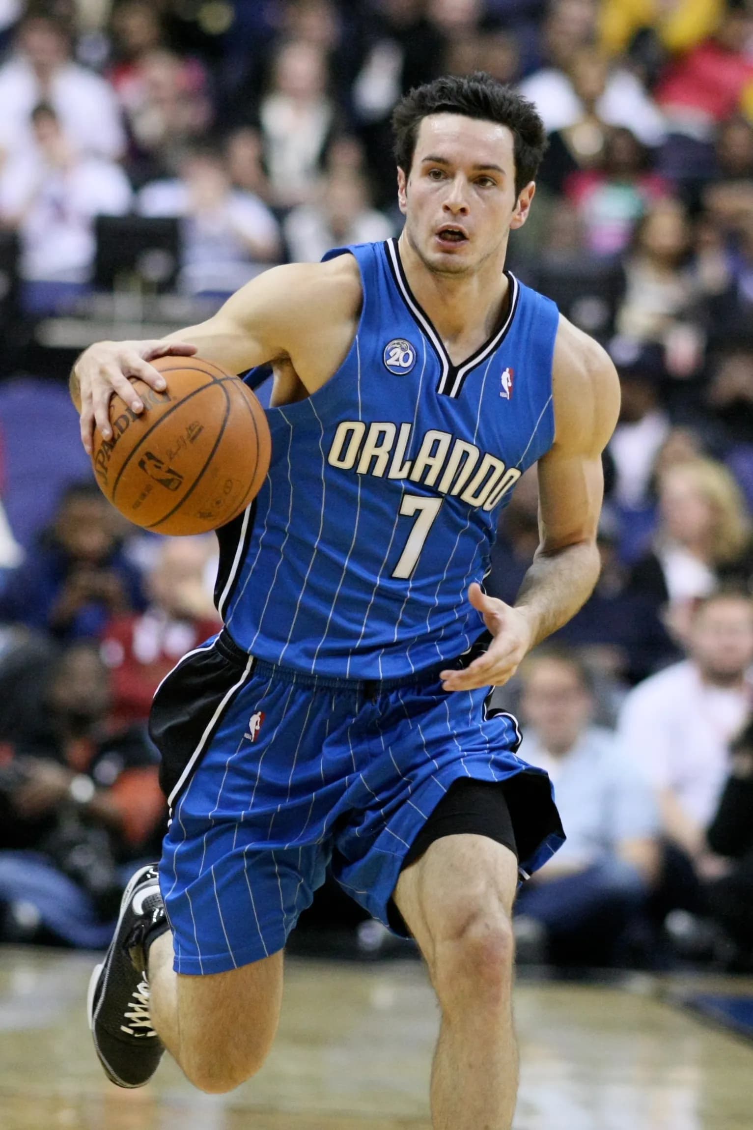 JJ Redick playing for the Orlando Magic in a game against the Washington Wizards.