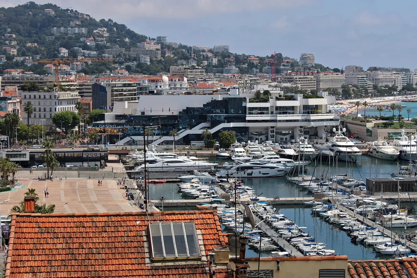 Exterior of the Palais des Festivals et des Congrès in Cannes.