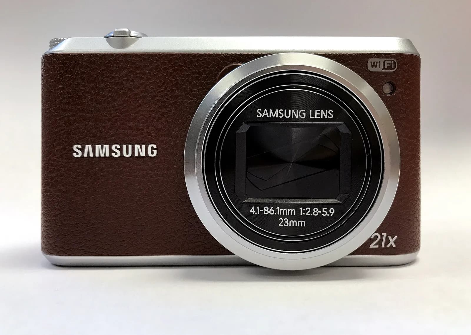 Front of a Samsung WB350F digital camera