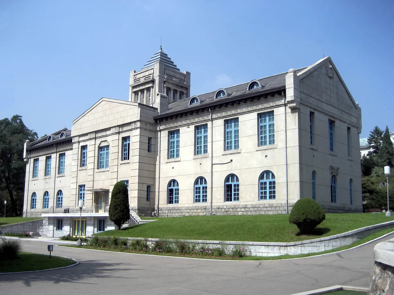 Exterior of the Party Foundation Museum in Pyongyang.