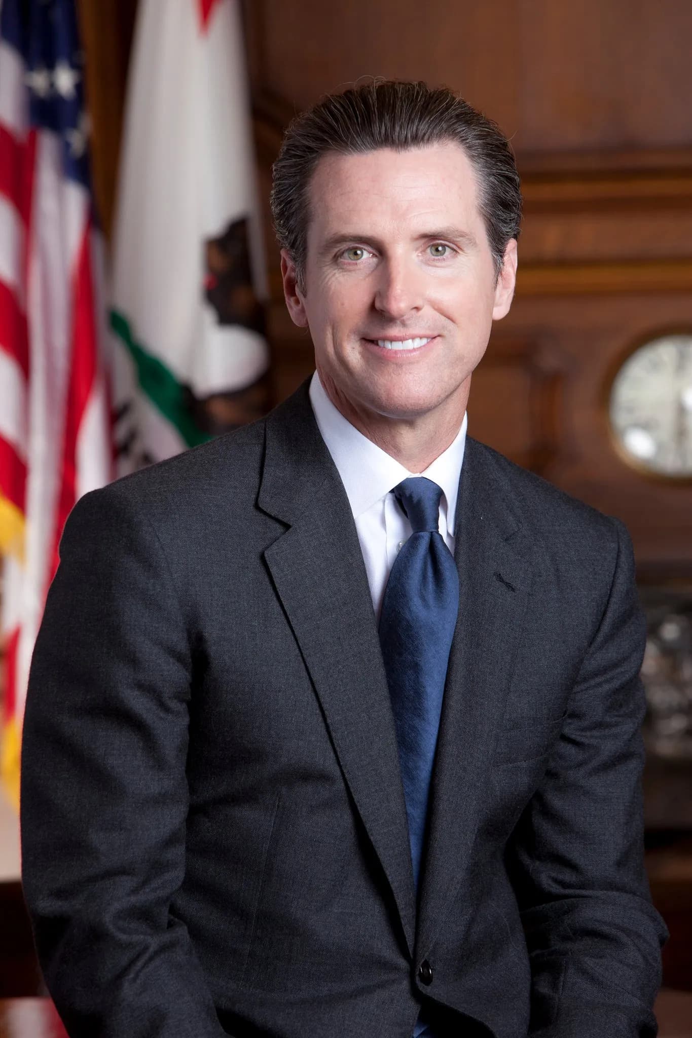 Archival official portrait of Gavin Newsom