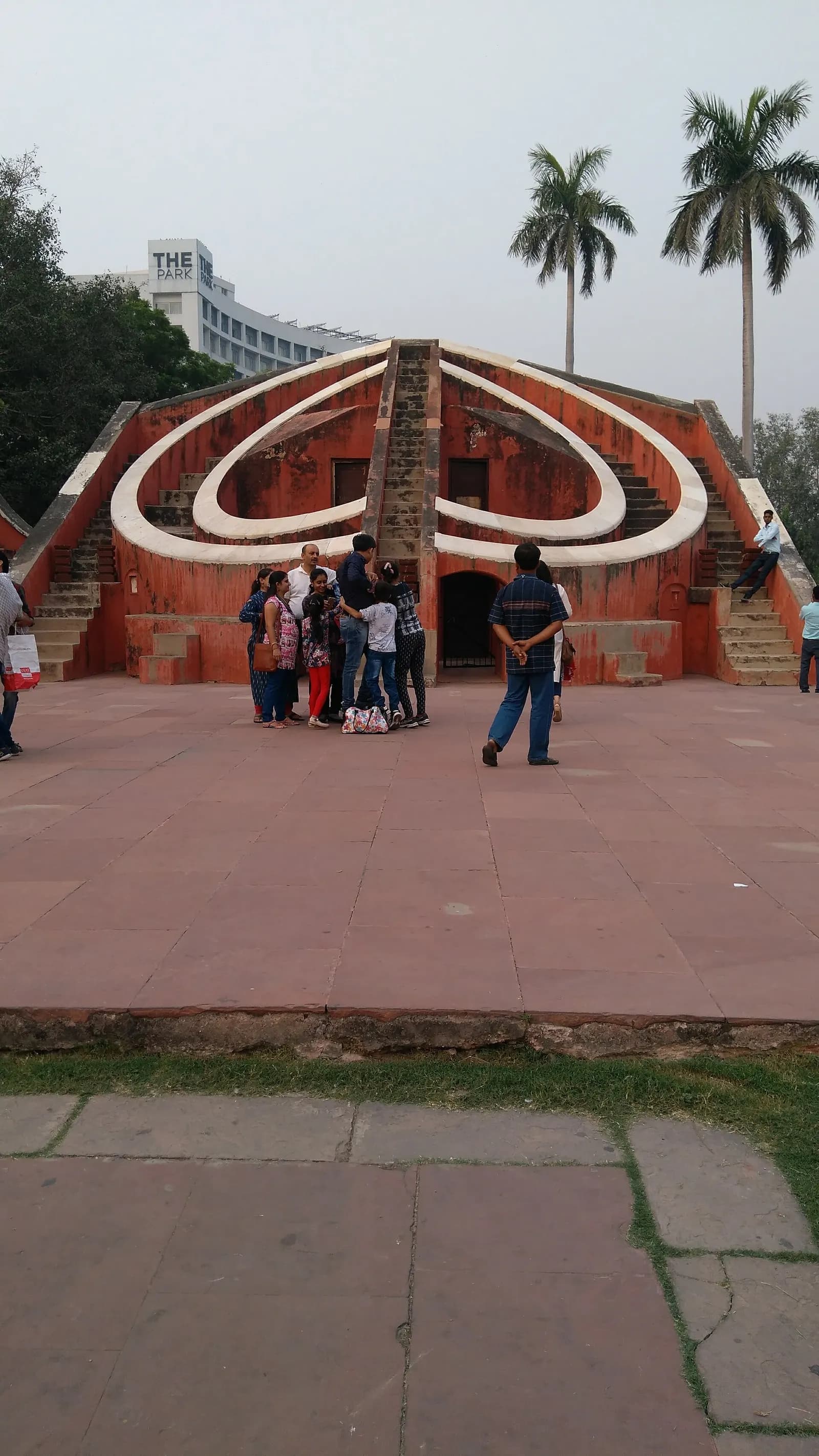 The Jantar Mantar observatory in New Delhi.