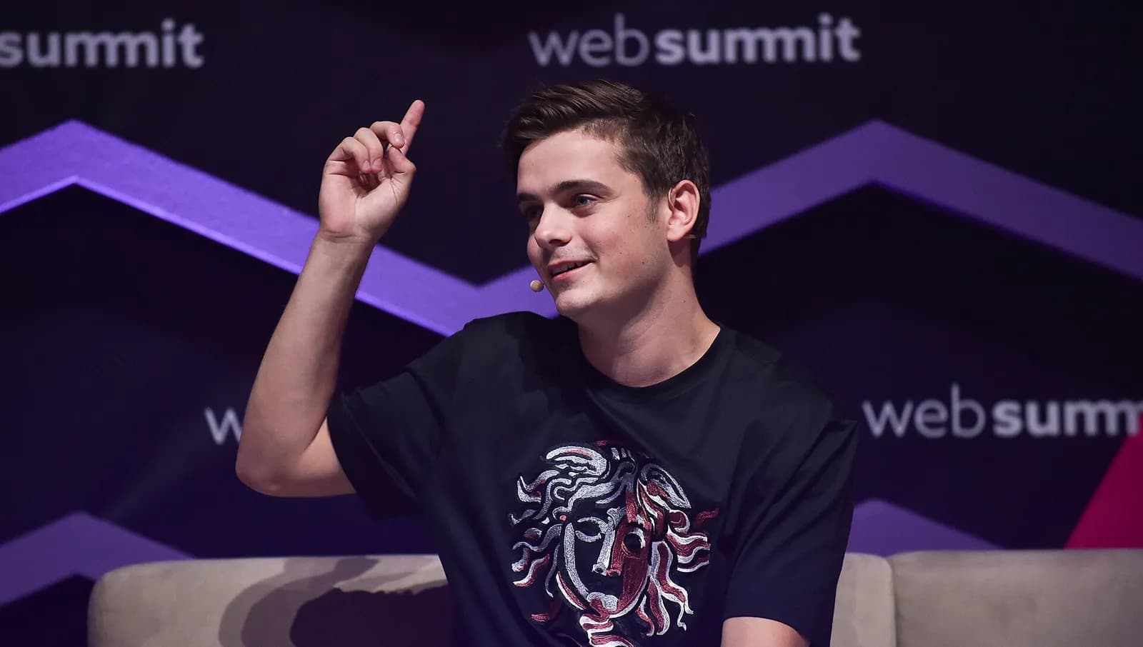 Martin Garrix performing on the MusicNotes Stage at Web Summit 2017 in Lisbon.