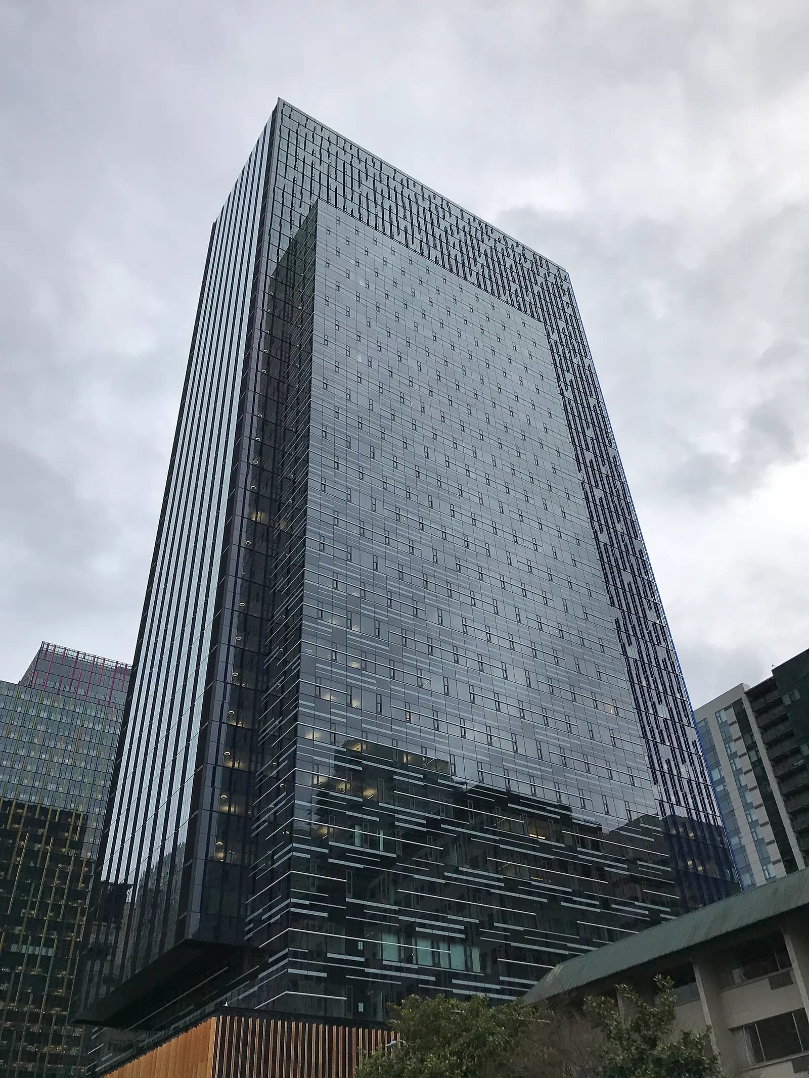 Amazon Day 1 office tower in Seattle, photographed in January 2017