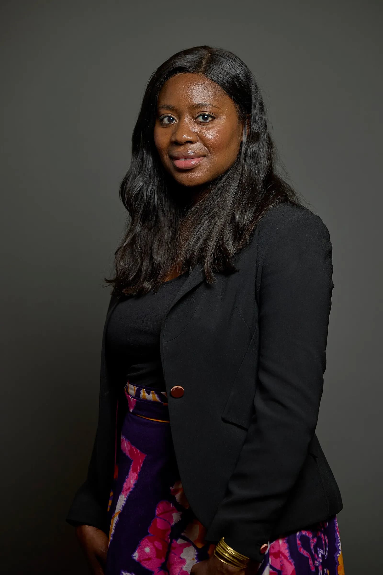 Official portrait of Miatta Fahnbulleh.