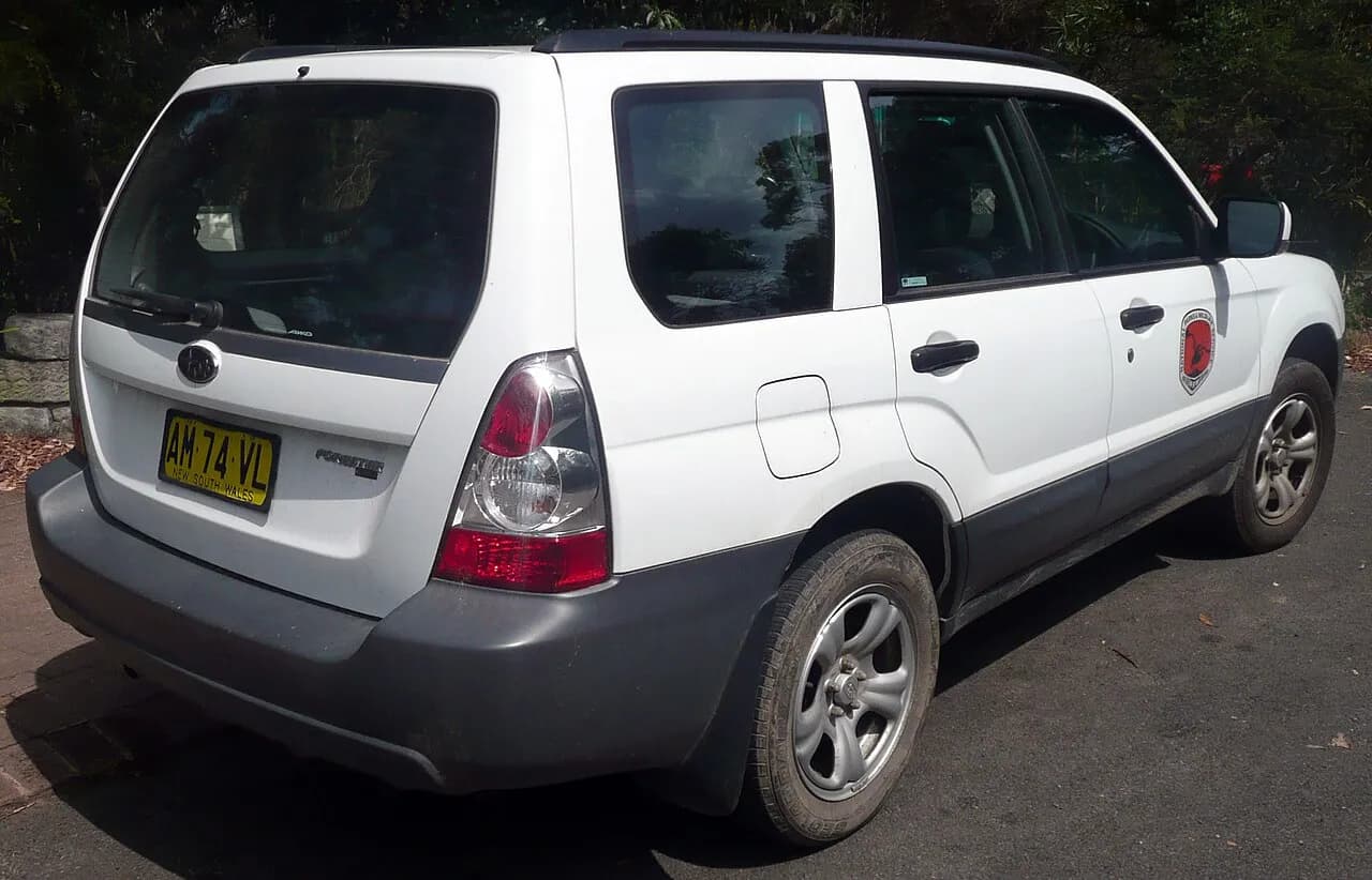 NSW National Parks and Wildlife Service Subaru Forester photographed in Audley in 2008