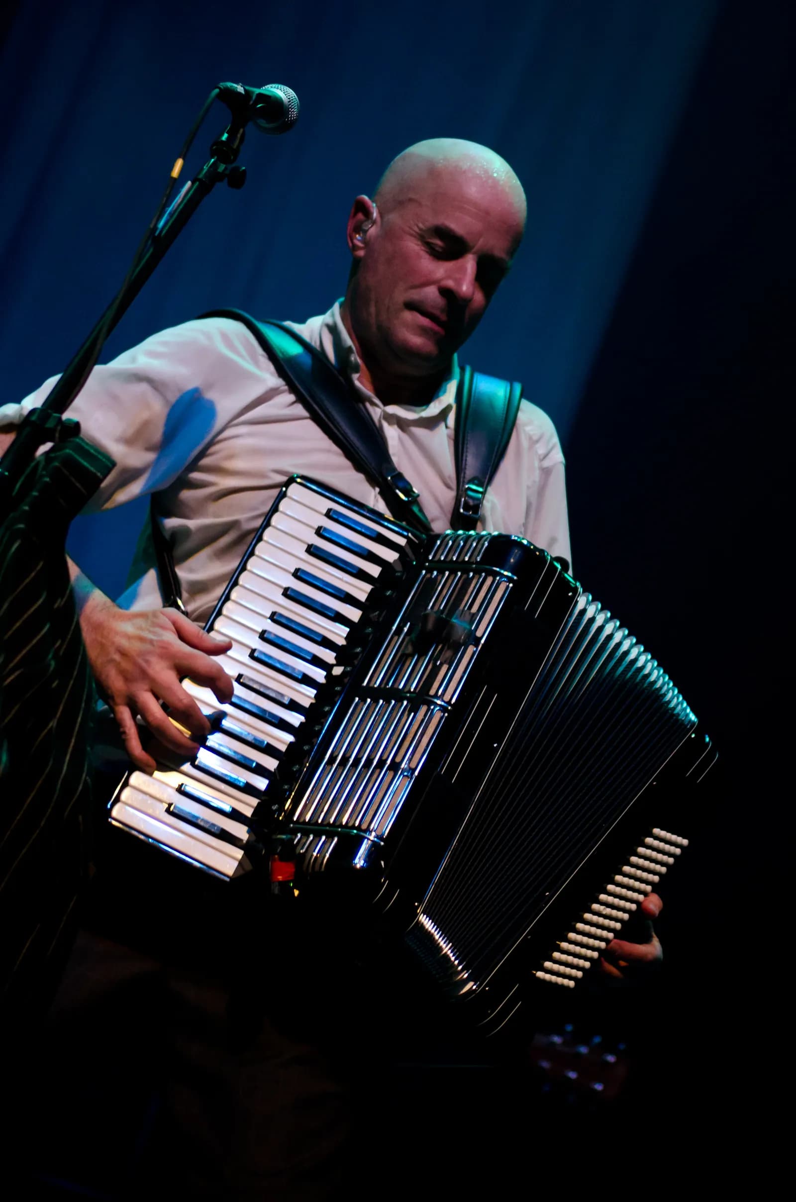 James Fearnley performing with the Pogues at Terminal 5 in New York in 2011.