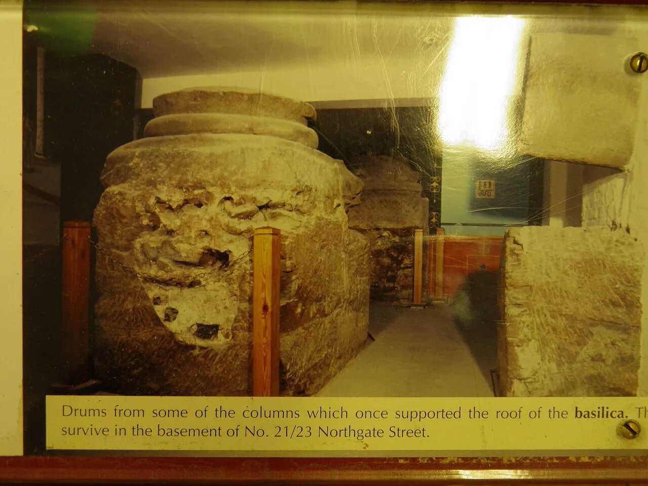 Roman collection display at the Grosvenor Museum in Chester