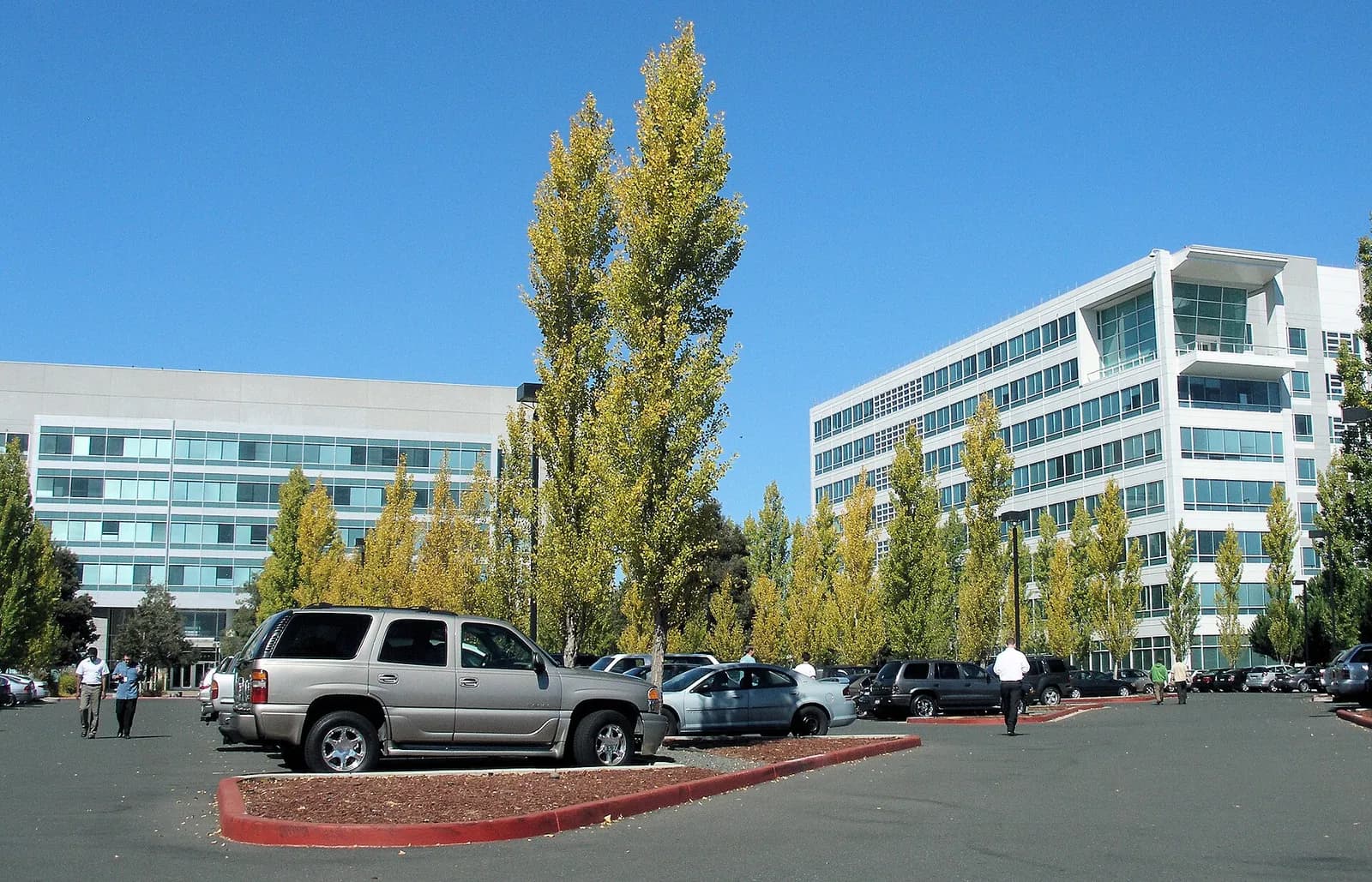Electronic Arts headquarters building in Redwood City, California.