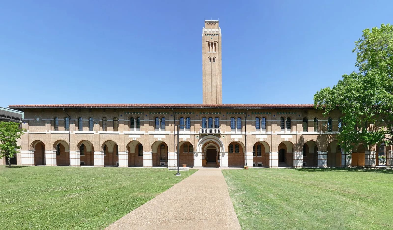 Rice University’s Mechanical Laboratory and Power House, now called the Central Plant.