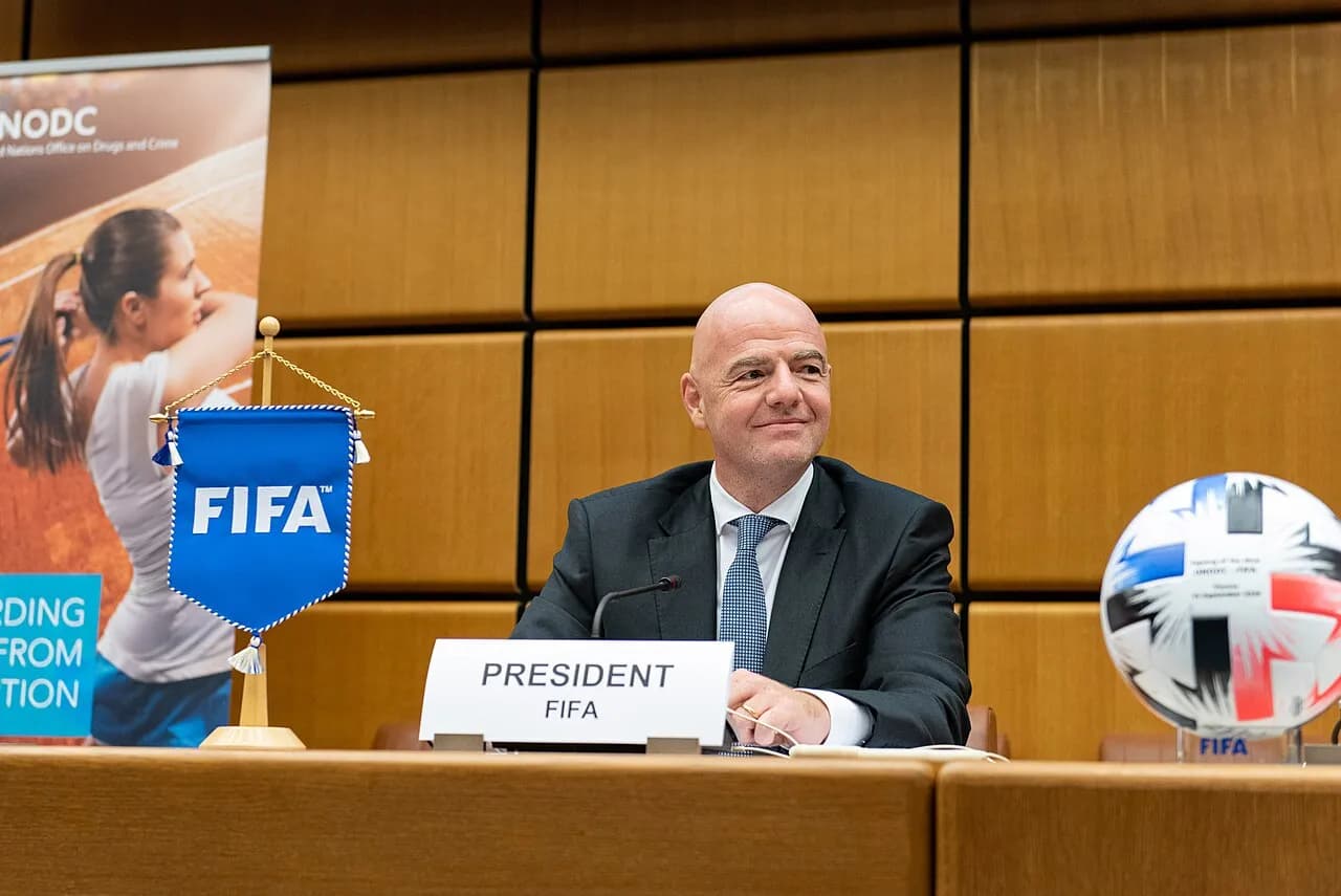 Gianni Infantino in a 2020 photograph