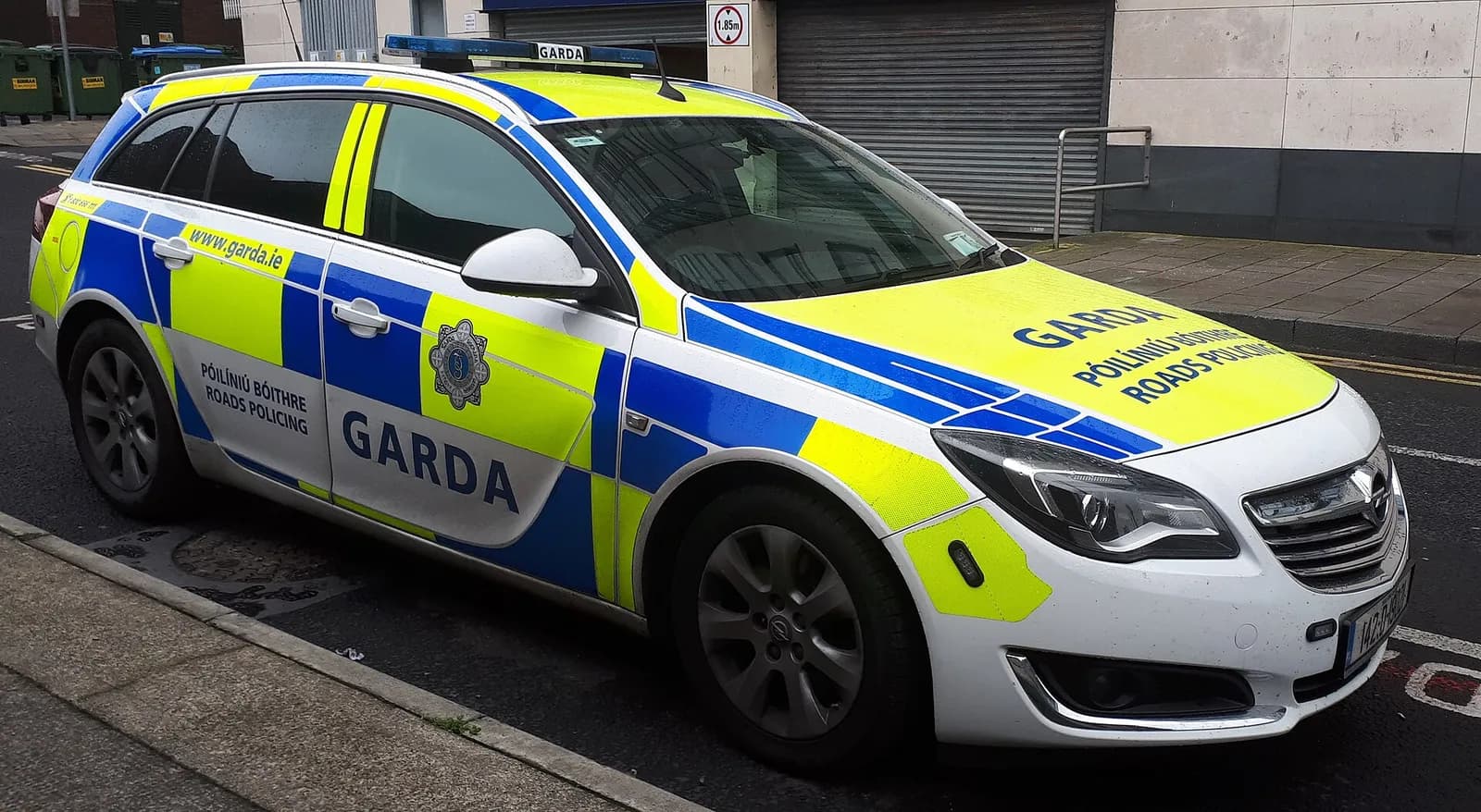 An Garda Síochána Opel Insignia patrol car