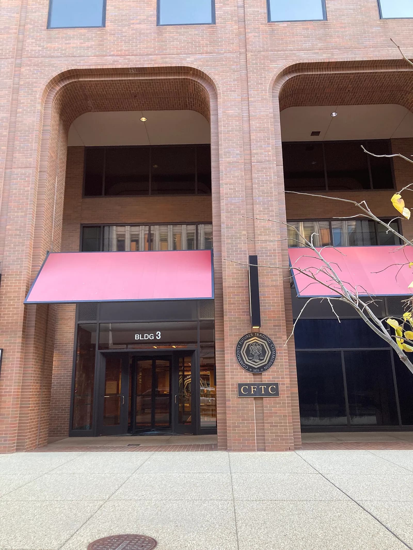 Headquarters of the Commodity Futures Trading Commission at Lafayette Center in Washington, D.C.