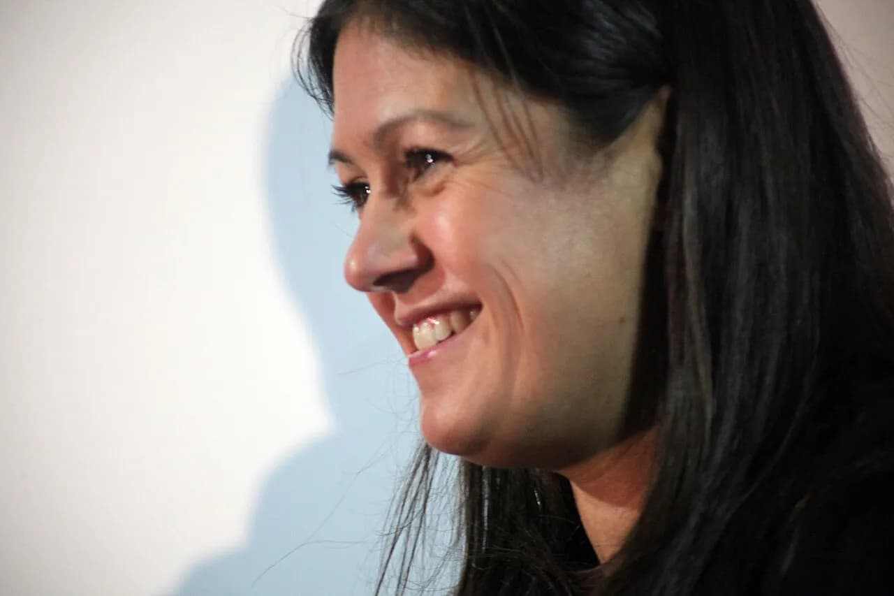 Lisa Nandy at The World Transformed event in Liverpool in 2018