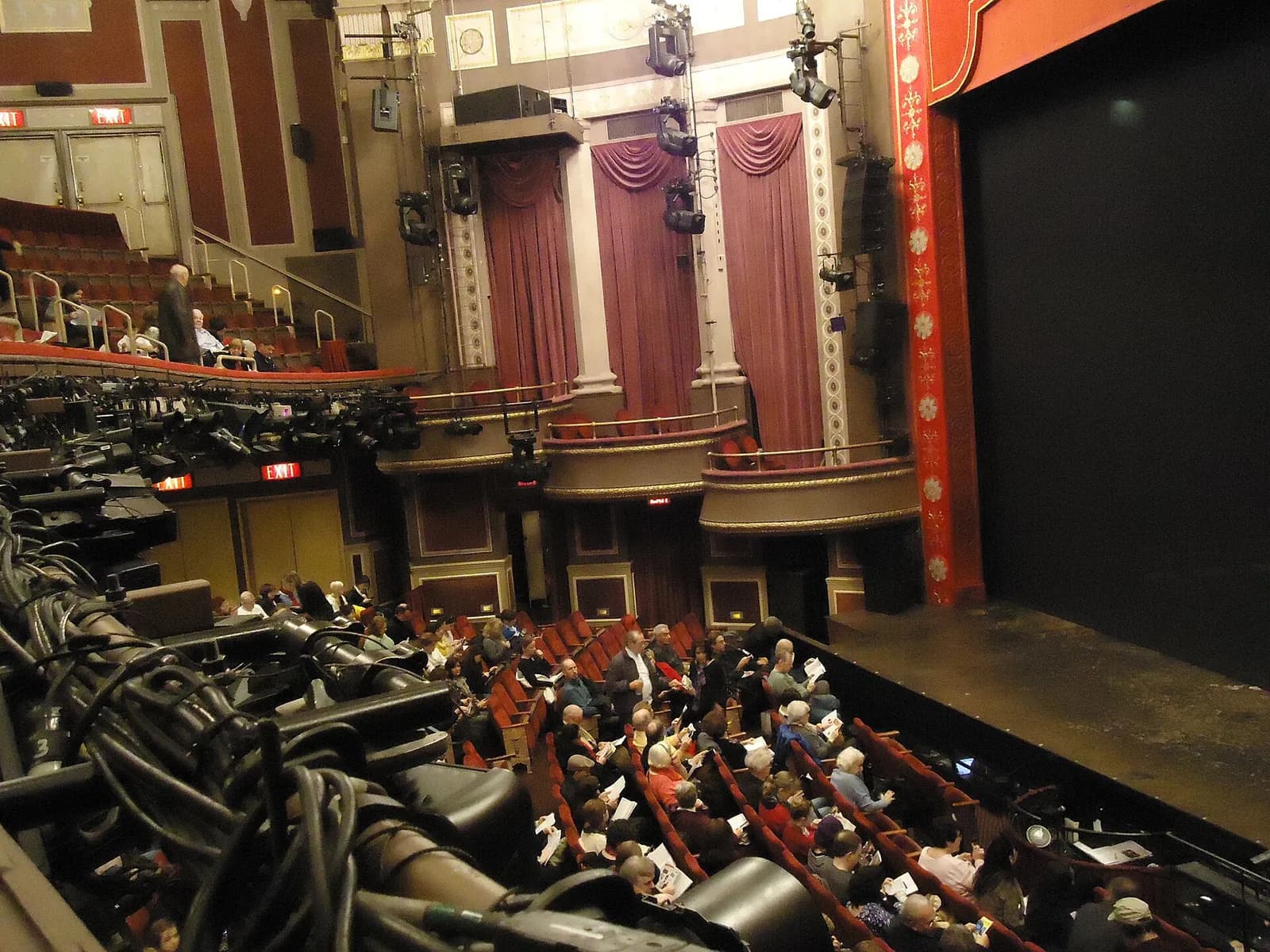 Interior of the Imperial Theatre on Broadway.