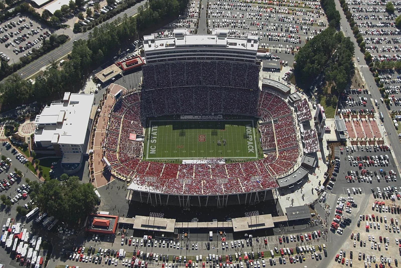 Carter-Finley Stadium at North Carolina State University in Raleigh, North Carolina