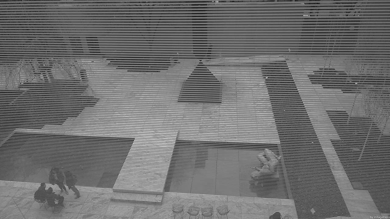 Inner courtyard of the Museum of Modern Art in New York