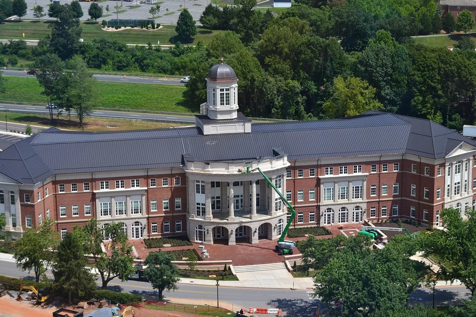 Liberty University's School of Business building in Lynchburg, Virginia.