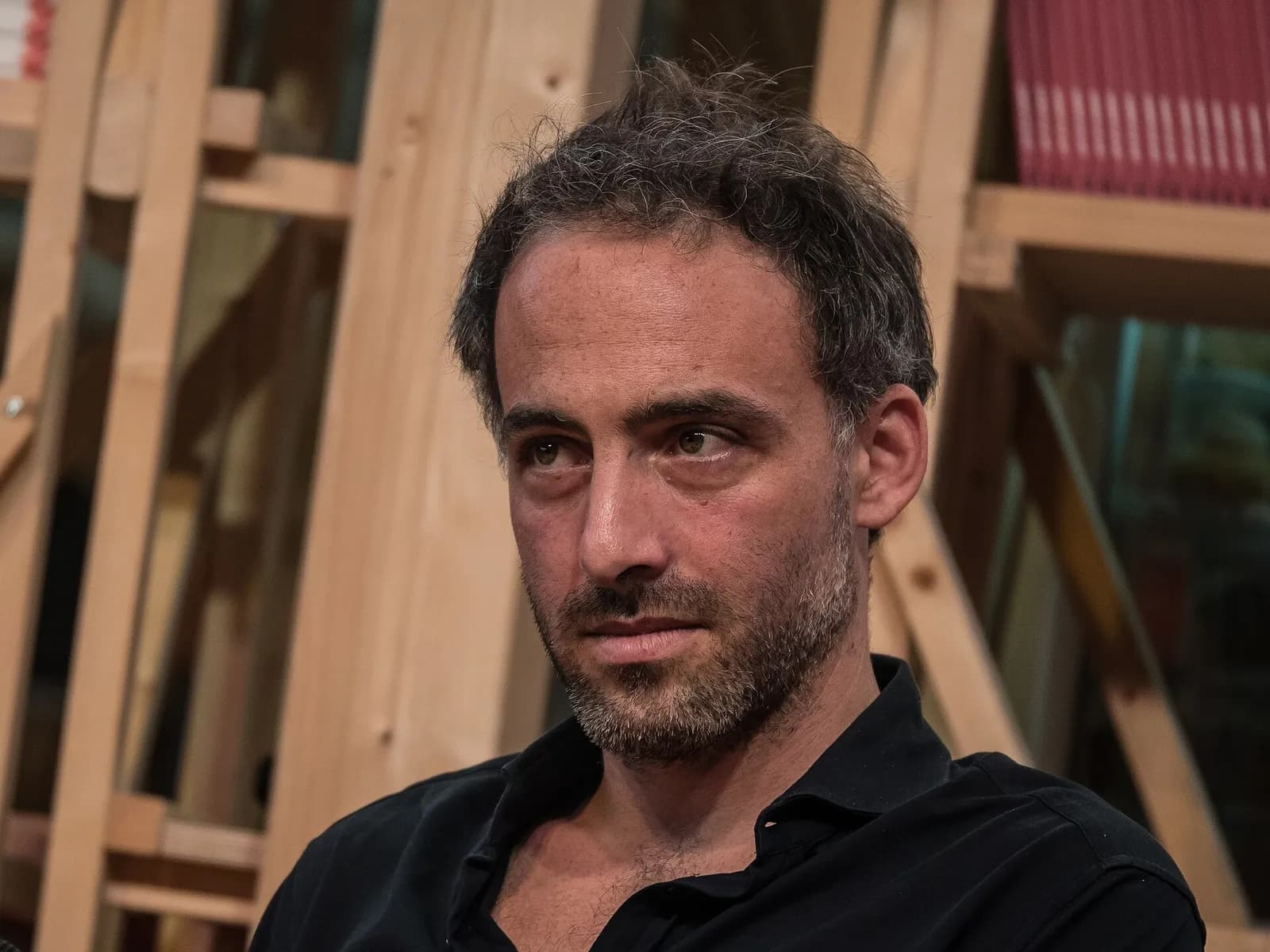 Raphaël Glucksmann at the Frankfurt Book Fair in 2017.