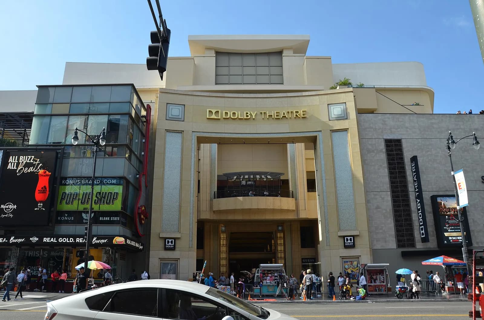 Exterior of the Dolby Theatre in Los Angeles.