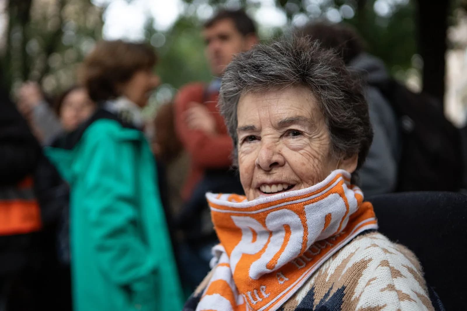 Maricarmen Abascal Martín, a housing-rights activist, pictured in a file photograph.