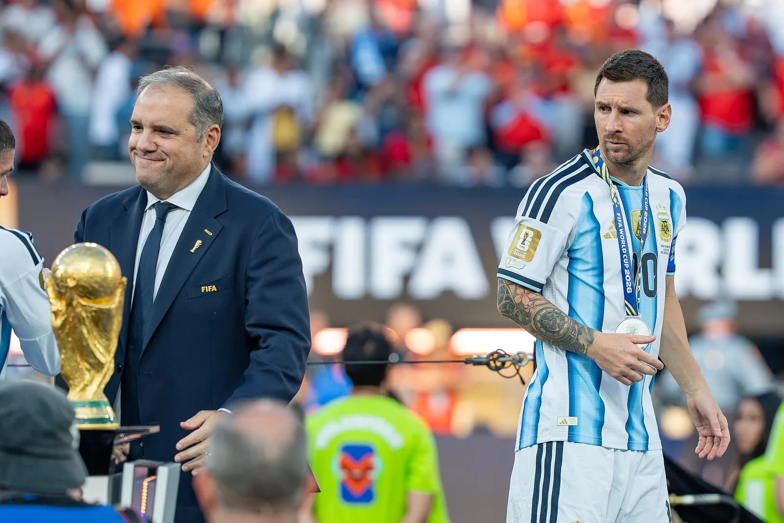 Victor Montagliani at the 2026 FIFA World Cup final.