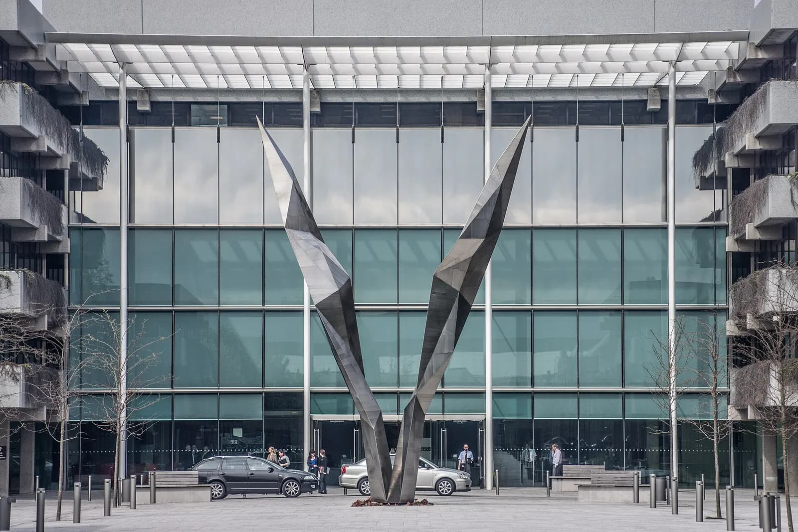 AIB headquarters in Ballsbridge, Dublin, photographed from the street.