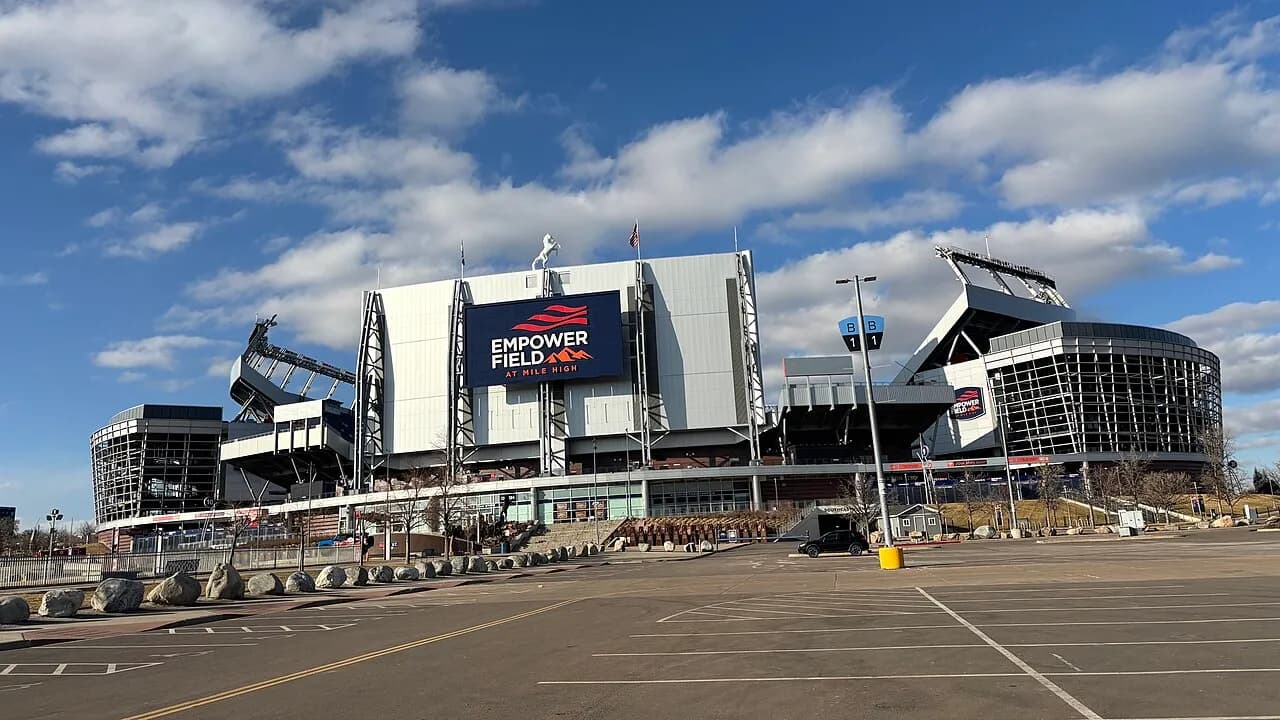Exterior of Empower Field at Mile High in Denver