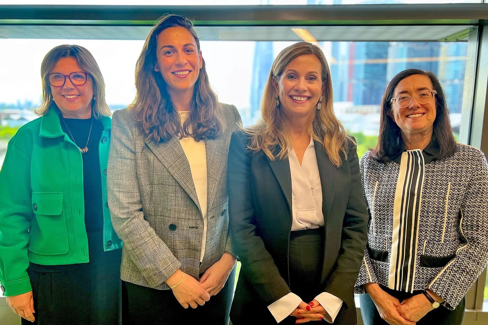 Julie Inman Grant and fellow Australian digital platform regulators at a committee event
