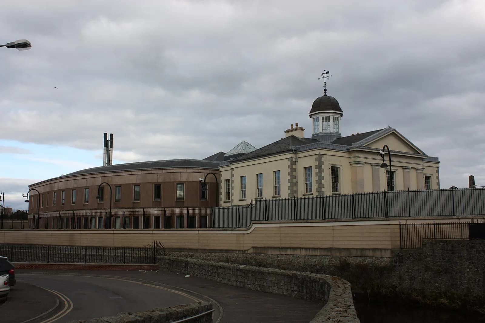 Exterior of Newry Courthouse viewed from Basin Walk.
