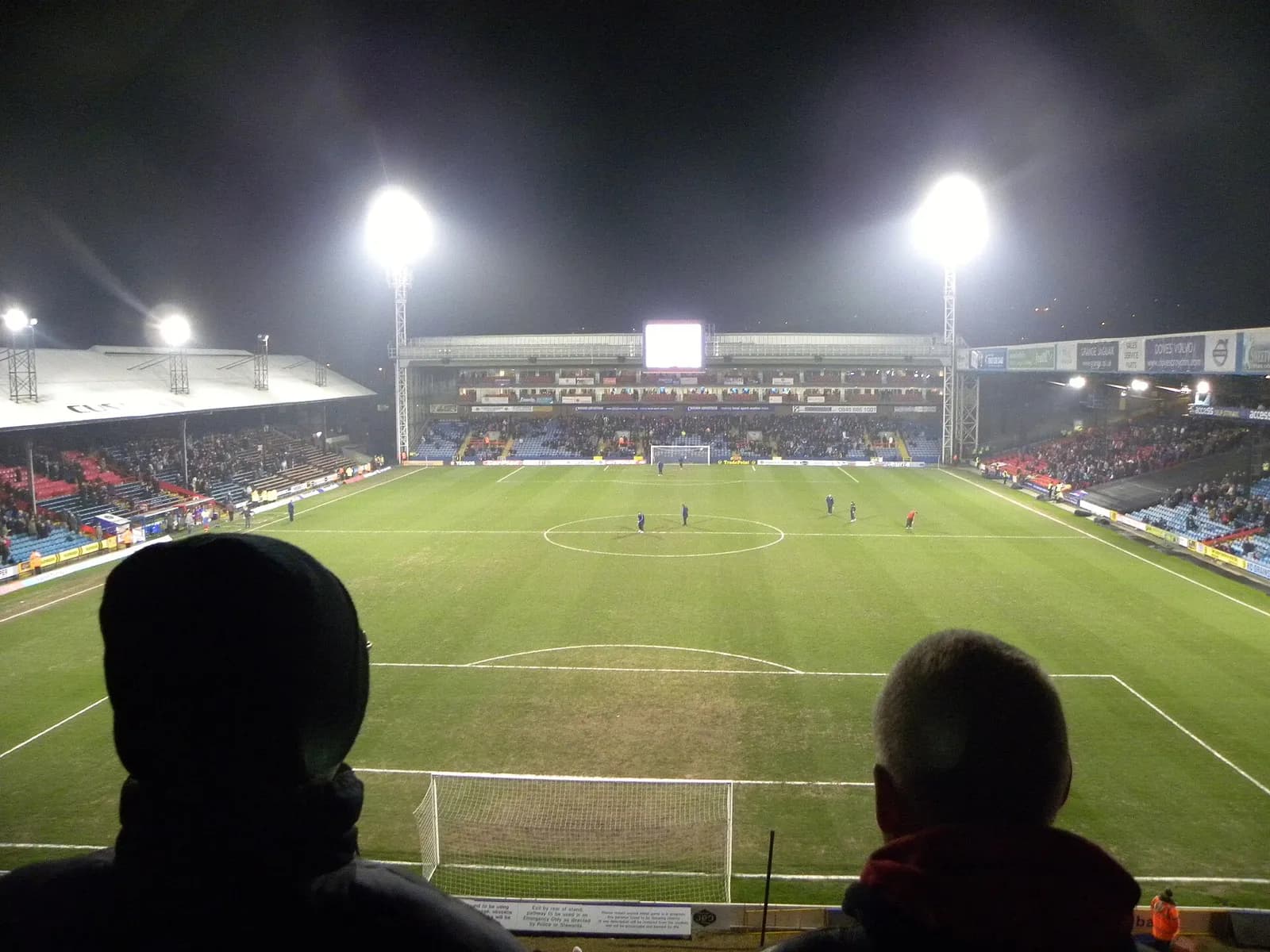 View of Selhurst Park from the upper tier of the Holmesdale Stand.