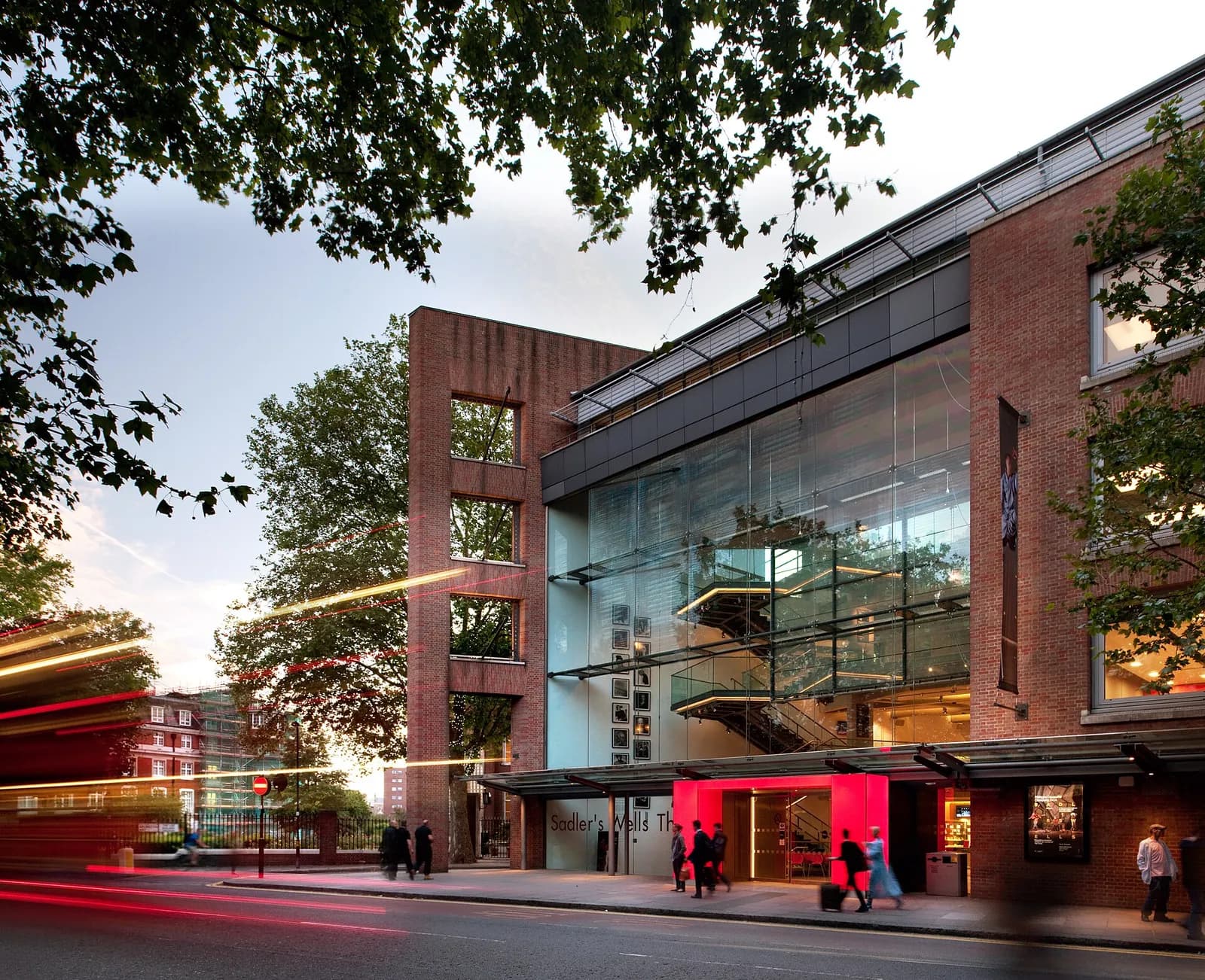 Exterior of Sadler’s Wells Theatre in London.