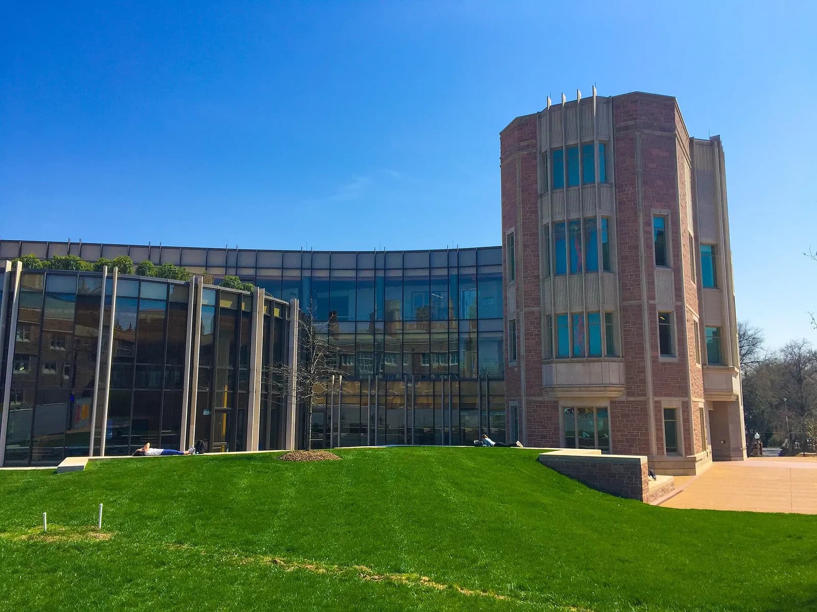Exterior of the George Warren Brown School of Social Work building in St. Louis.