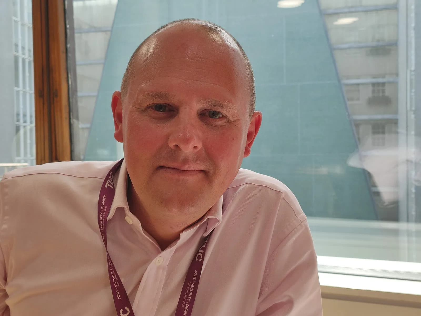 Paul Nowak at TUC headquarters in London