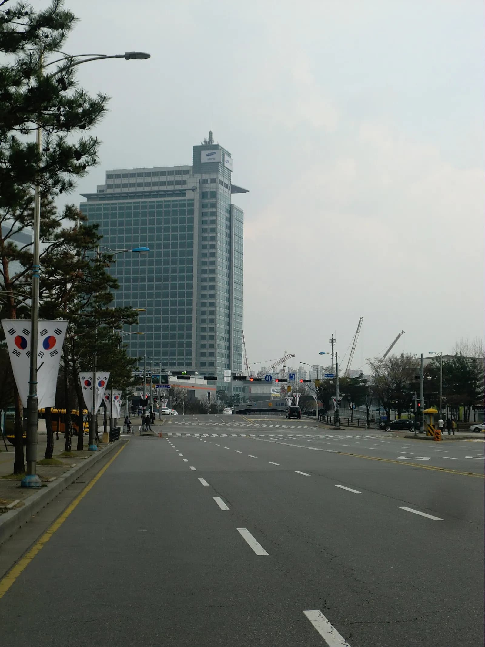 Samsung Electronics headquarters building in Suwon, South Korea.