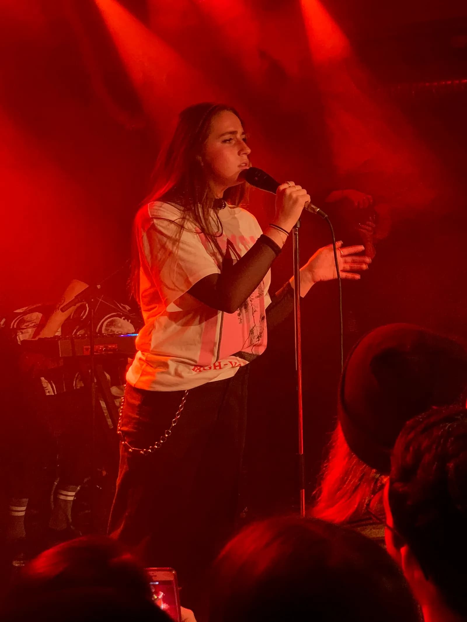 Tate McRae performing at a concert in Berlin in 2020.