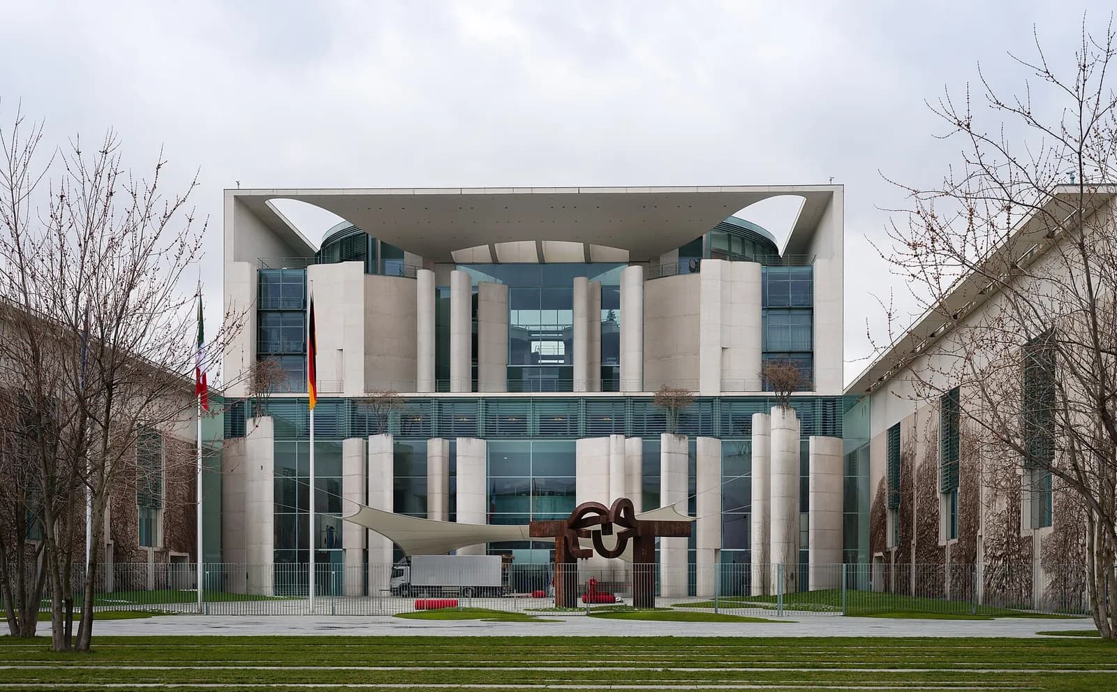 The Federal Chancellery building in Berlin