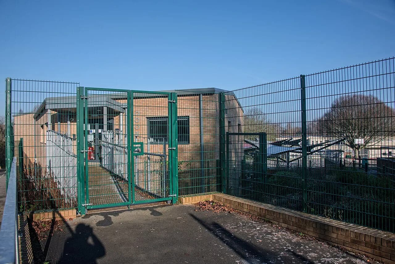 Exterior of Holyrood Academy in Chard, Somerset