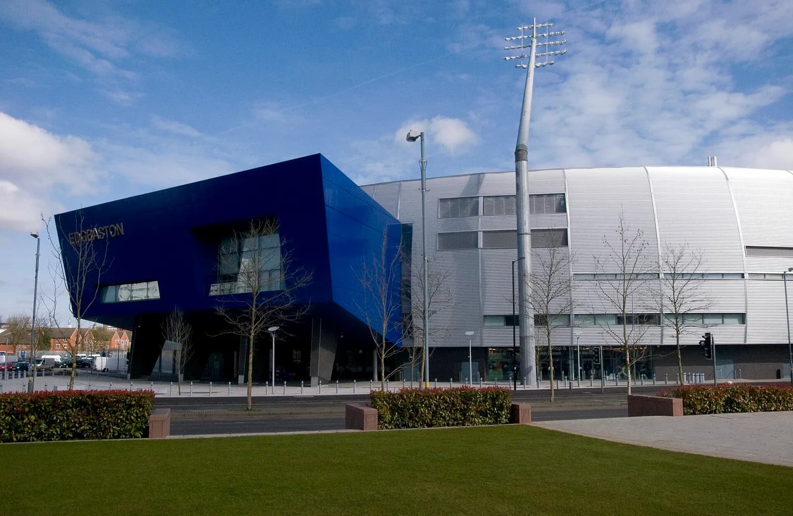 Entrance to Edgbaston Cricket Ground in Birmingham, England.