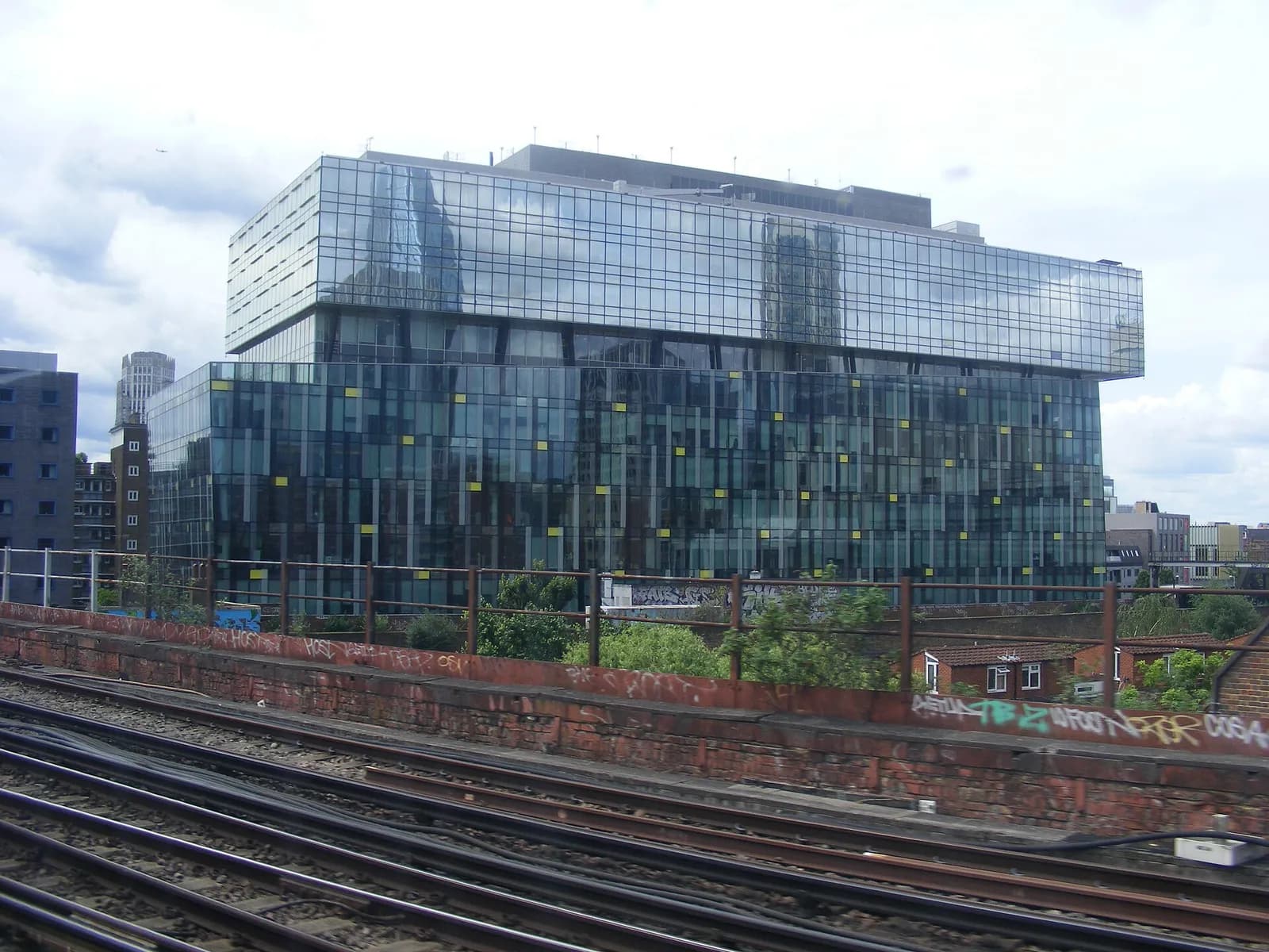 Exterior of Palestra House, Transport for London’s headquarters, on Blackfriars Road in London.