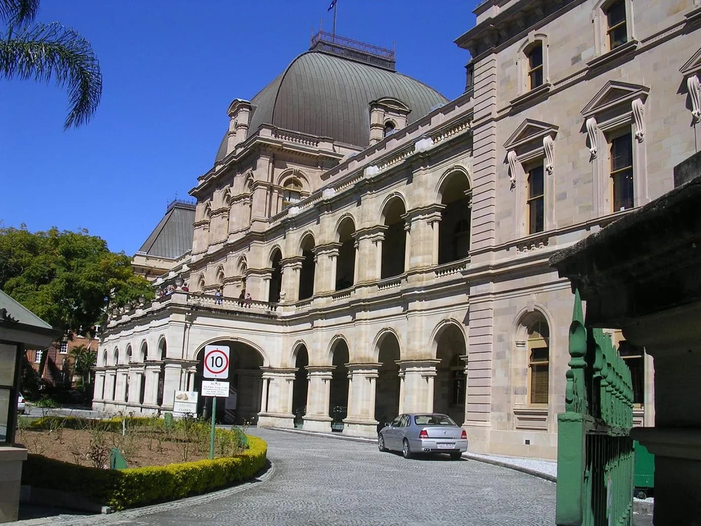 Exterior of Queensland Parliament House in Brisbane