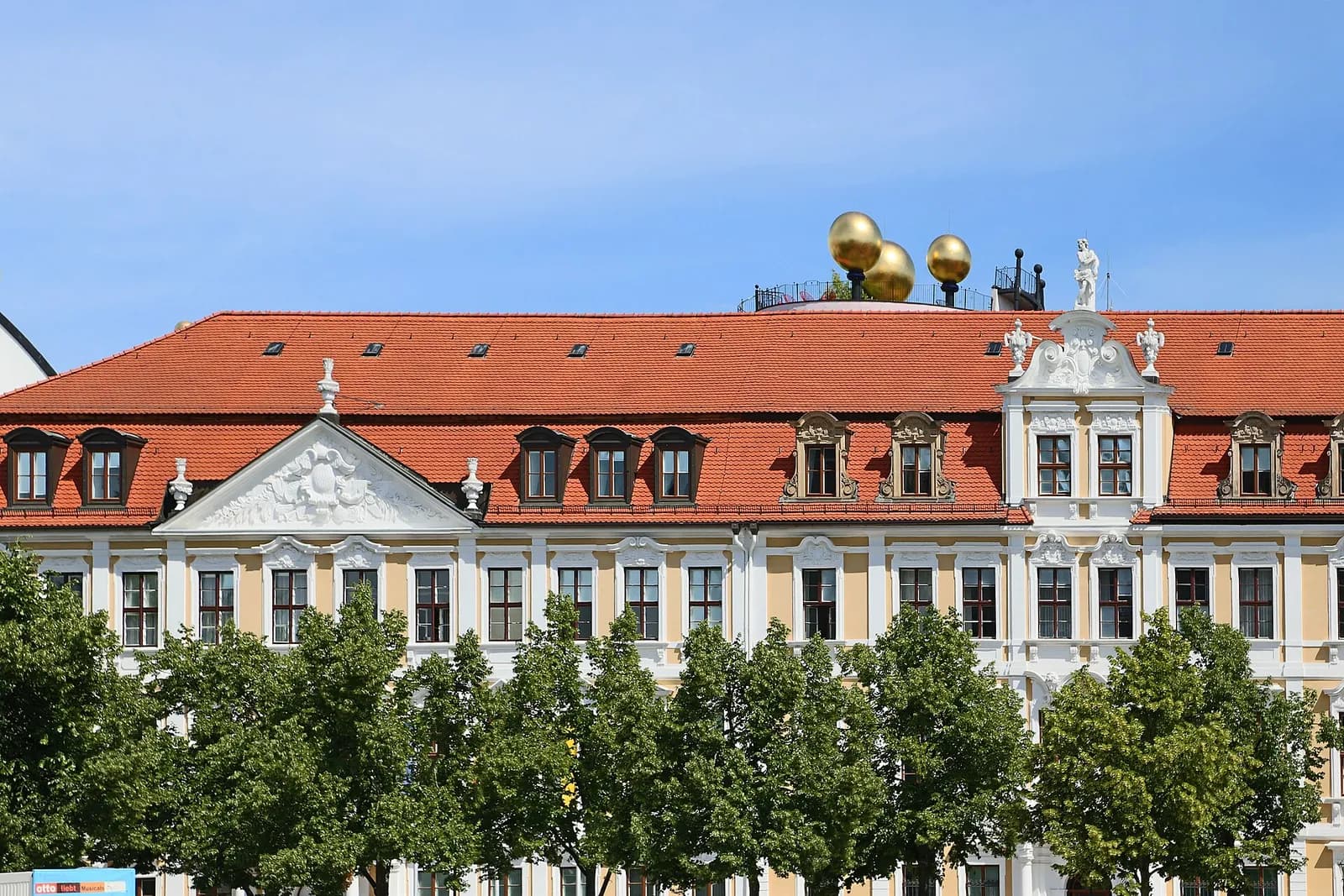 Exterior of the Saxony-Anhalt state government building in Magdeburg.