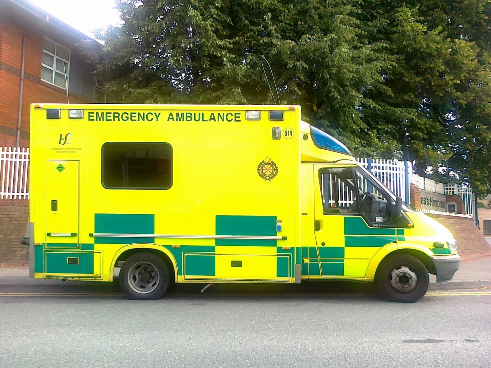 An HSE National Ambulance Service frontline vehicle in Ireland.