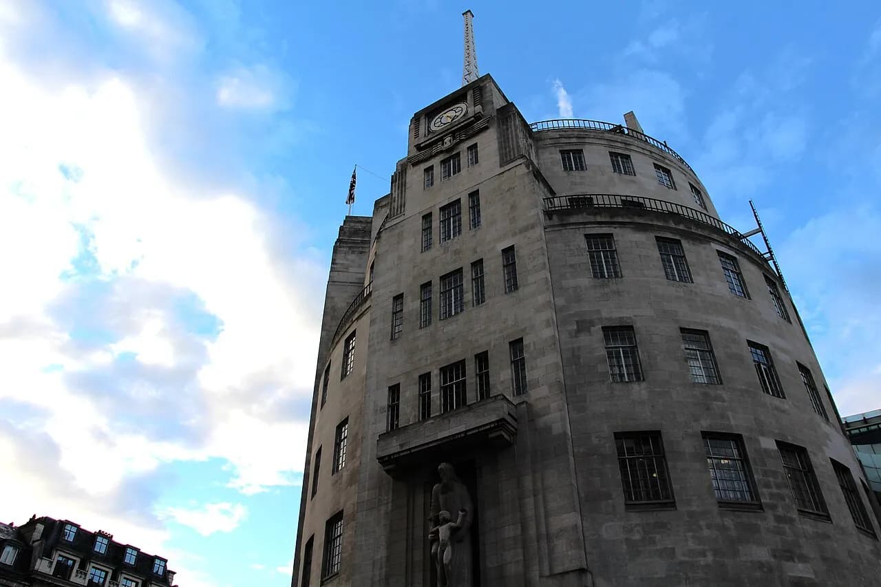 BBC Broadcasting House on Portland Place in London