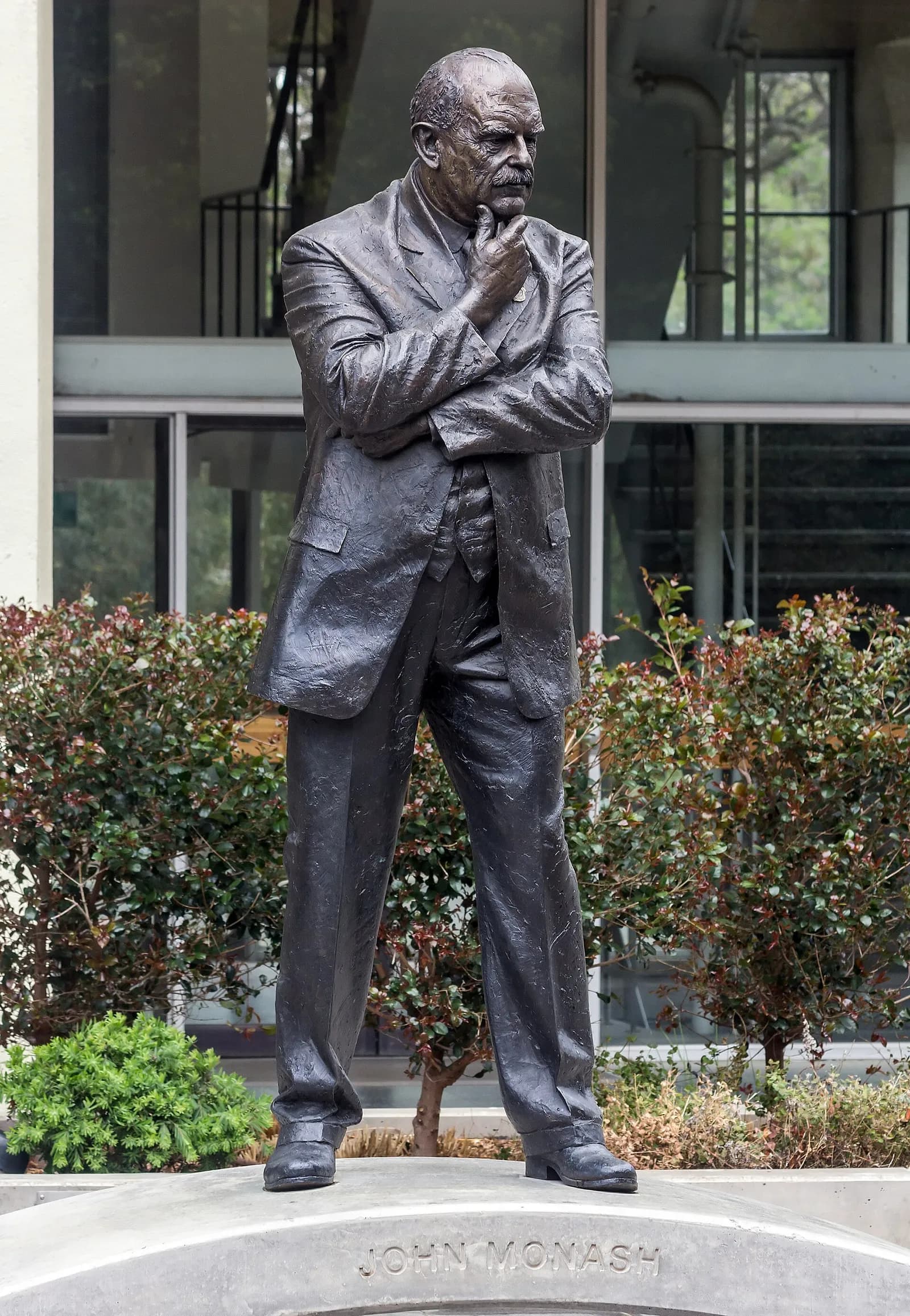 Statue of John Monash at Monash University’s Clayton campus in Melbourne.